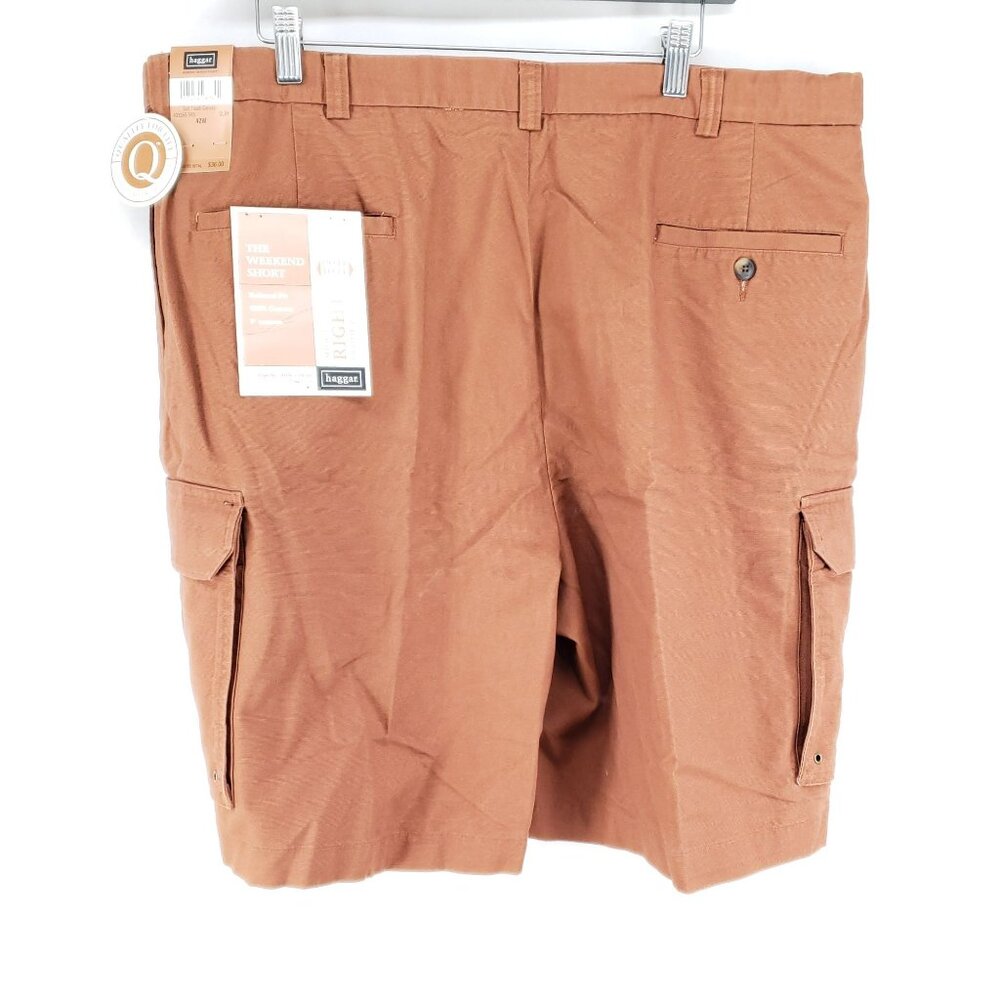 Hagger The Weekend Short Men's Size 42 Clay Flat Front